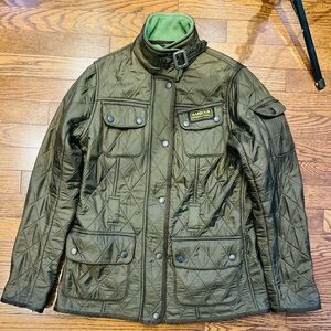 Barbour International Polarquilt Quilted Jacket Olive